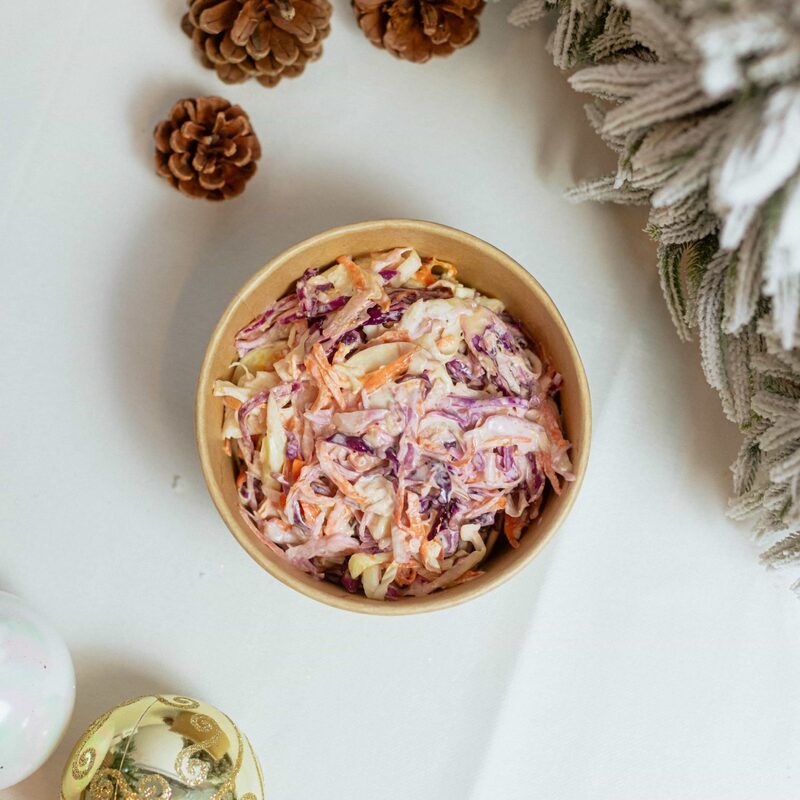 christmas food delivery coleslaw