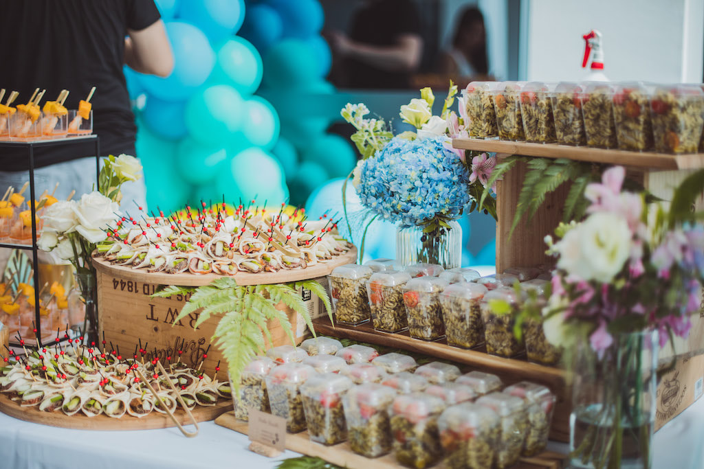 canapes and birthday buffet catering