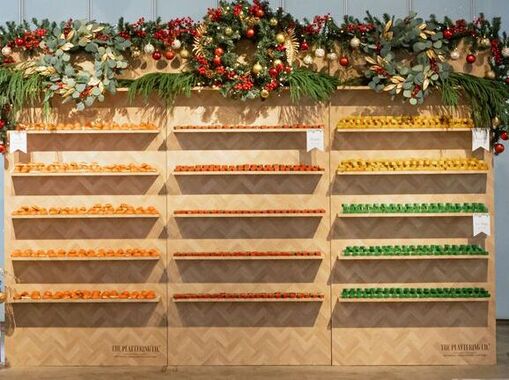 wedding food wall for wedding favours